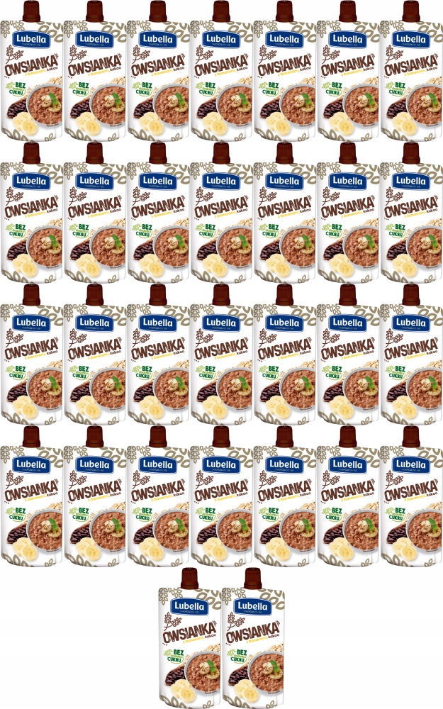 Lubella Mus Owsianka kakao banan 100g x 36
