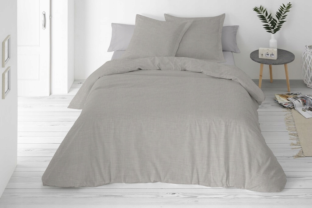Povlečení 220x200 Linen světle šedá v krabičce Matex