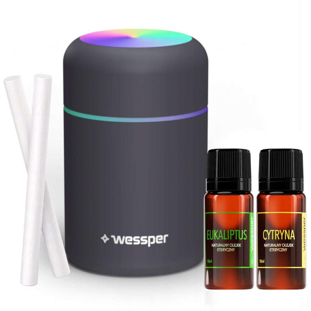 

Nawilżacz Powietrza Aromaterapia Usb 2 Olejki