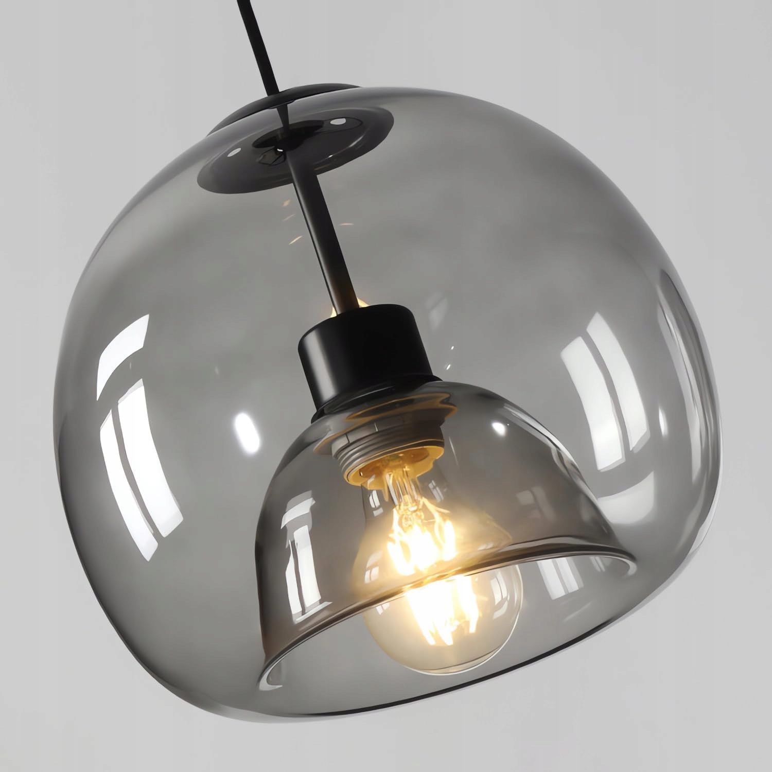 SENFAY Lampa Wisząca Vintage 3-Płomienna E27 Regulowana Do Kuchni — miniatura 5