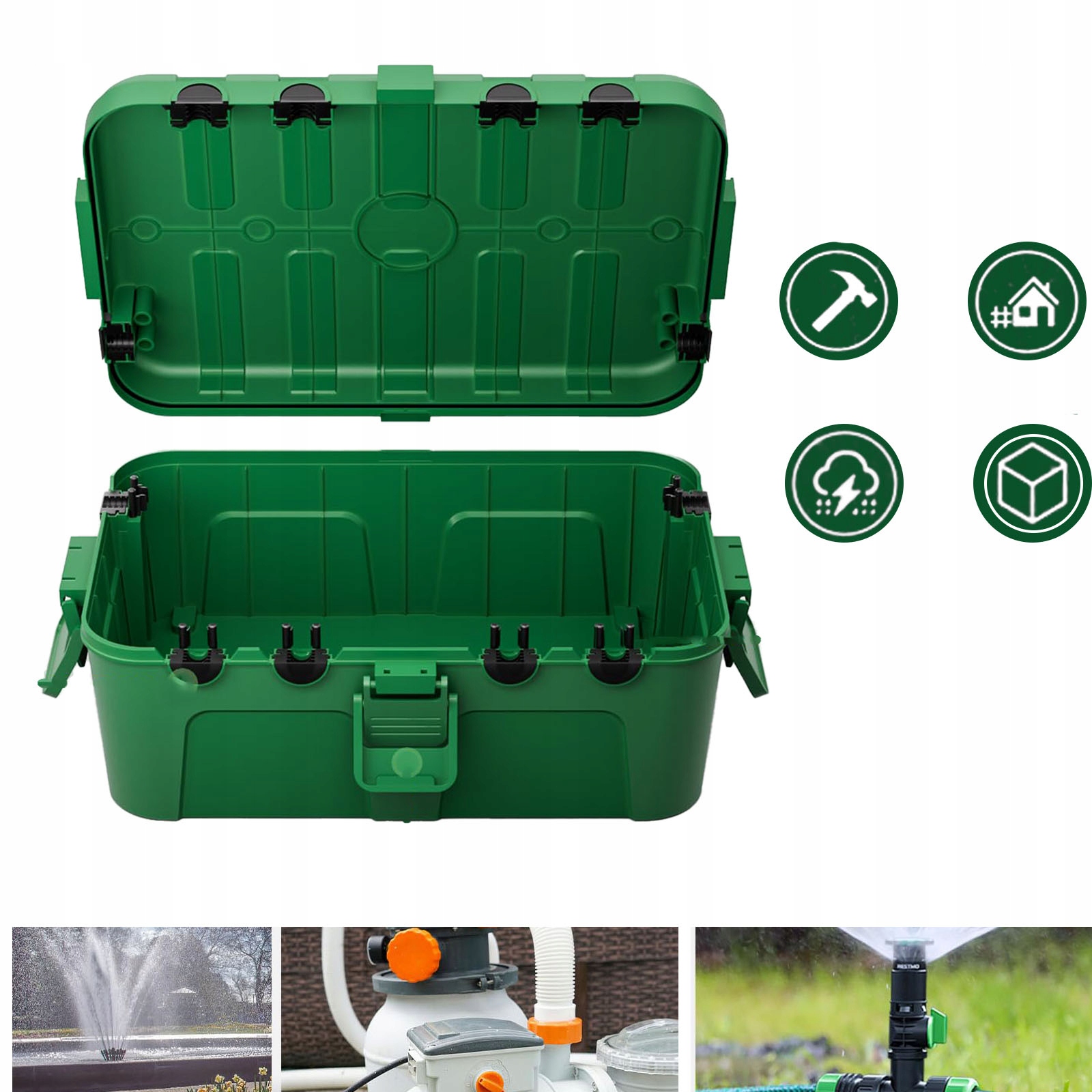 Krabička Na Kabely S Prodlužovacím Kabelem, IP54, voděodolná