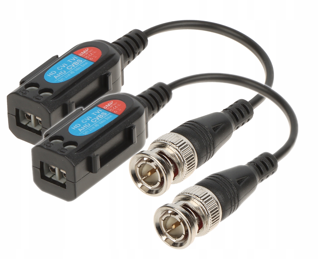 TRANSFORMATOR WIDEO PO SKRĘTCE UTP BNC TR-1D-UHD