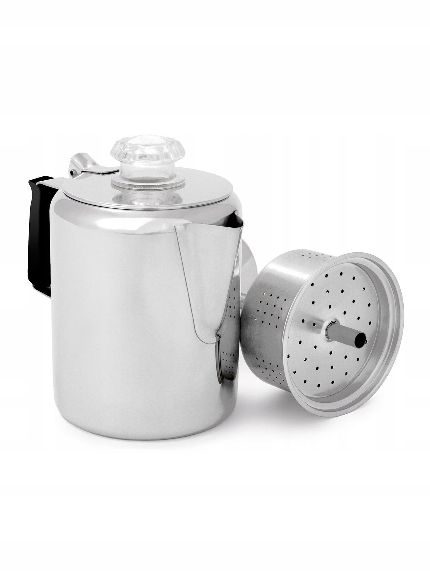 Turistická káva Gsi Glacier Stainless 3 Cup Perc W/Silicone Handle