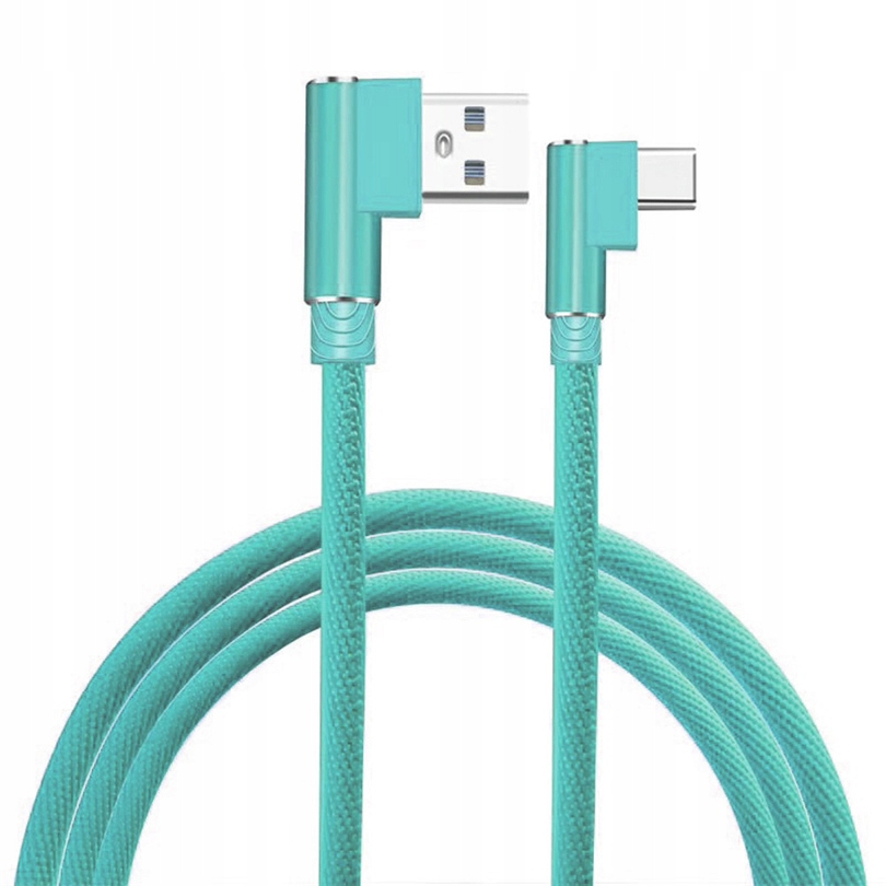 

Kątowy Przewód Usb-c W Oplocie Quick Charge
