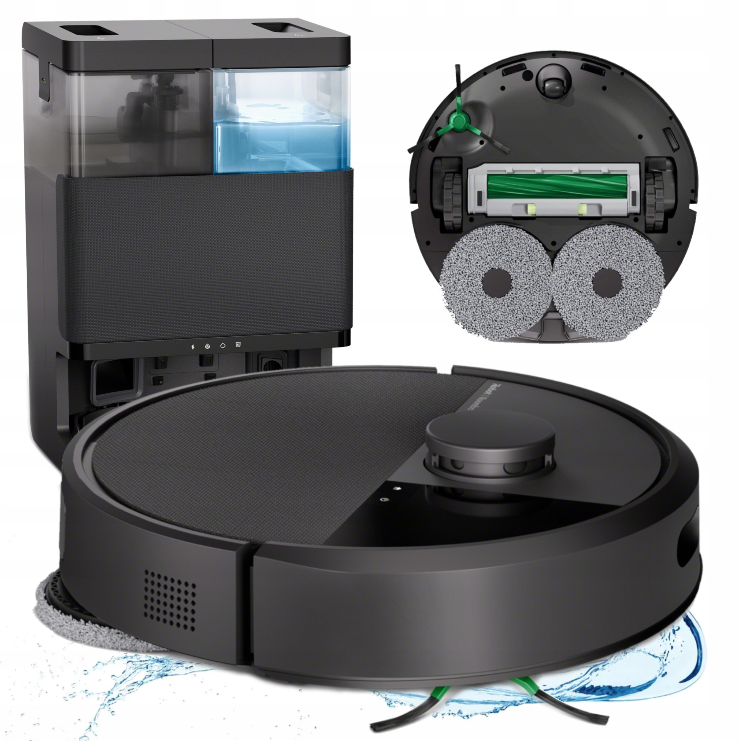 Робот-пылесос iRobot Roomba Plus 405 Combo станция AutoWash черный