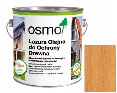 Osmo 702 2,5L Lazura na fasády Modřín Wawa