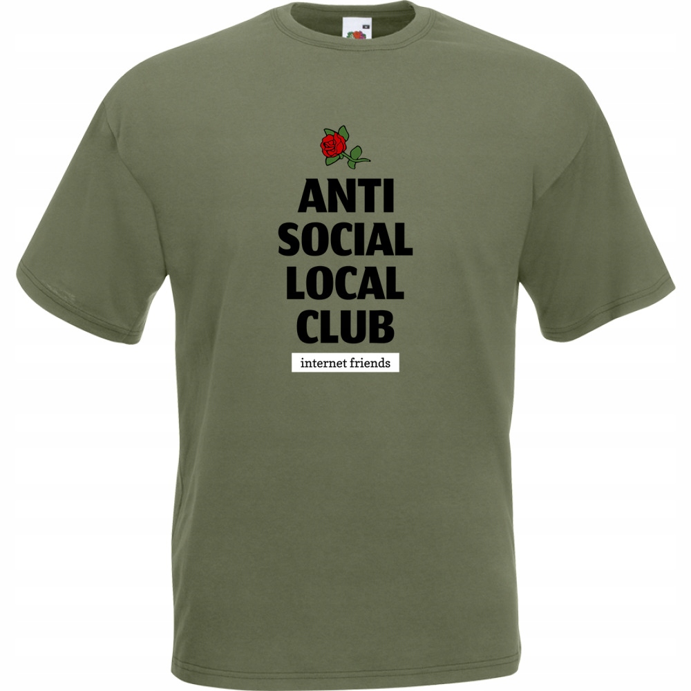 

Koszulka anti social local club L oliwkowa