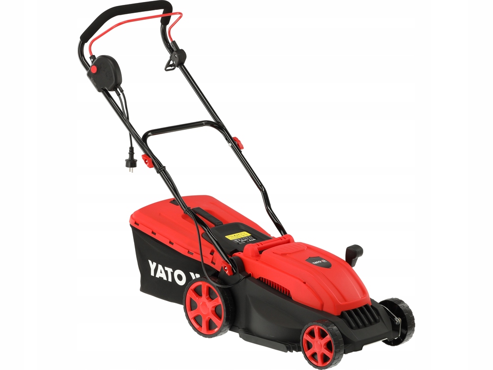 Elektrická Kosačka Na Trávu Yato 1600W 36CM Koš 45L Nastavenie YT-852082