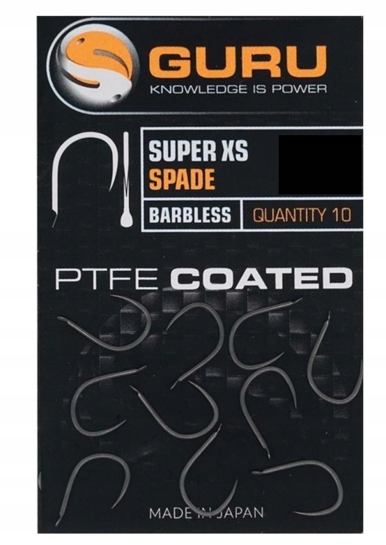 Haczyki Guru Xs Spade Barbless Nr 14