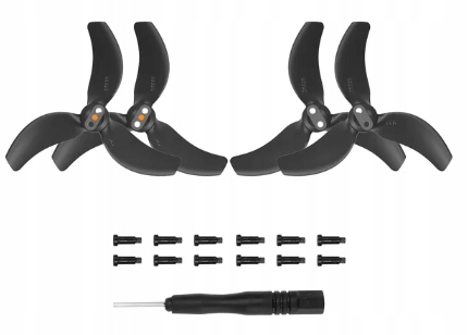 ZESTAW ŚMIGIEŁ ŚMIGŁA 4SZT DO DRONA DJI AVATA 2 CZARNE