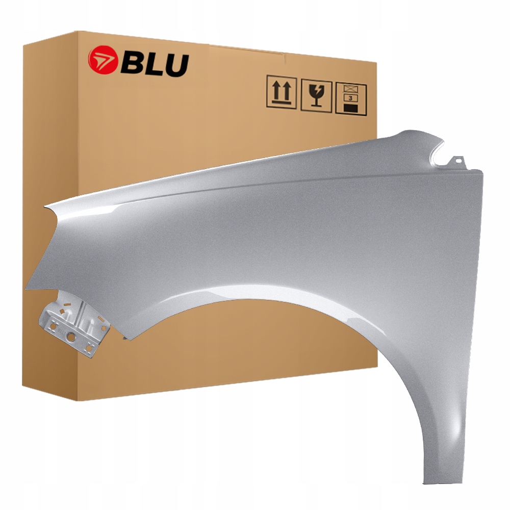 Blu Blatník Vw Polo 9N3 IV 4 LA7W levý 05-09 přední lift pozink ReflexSilber
