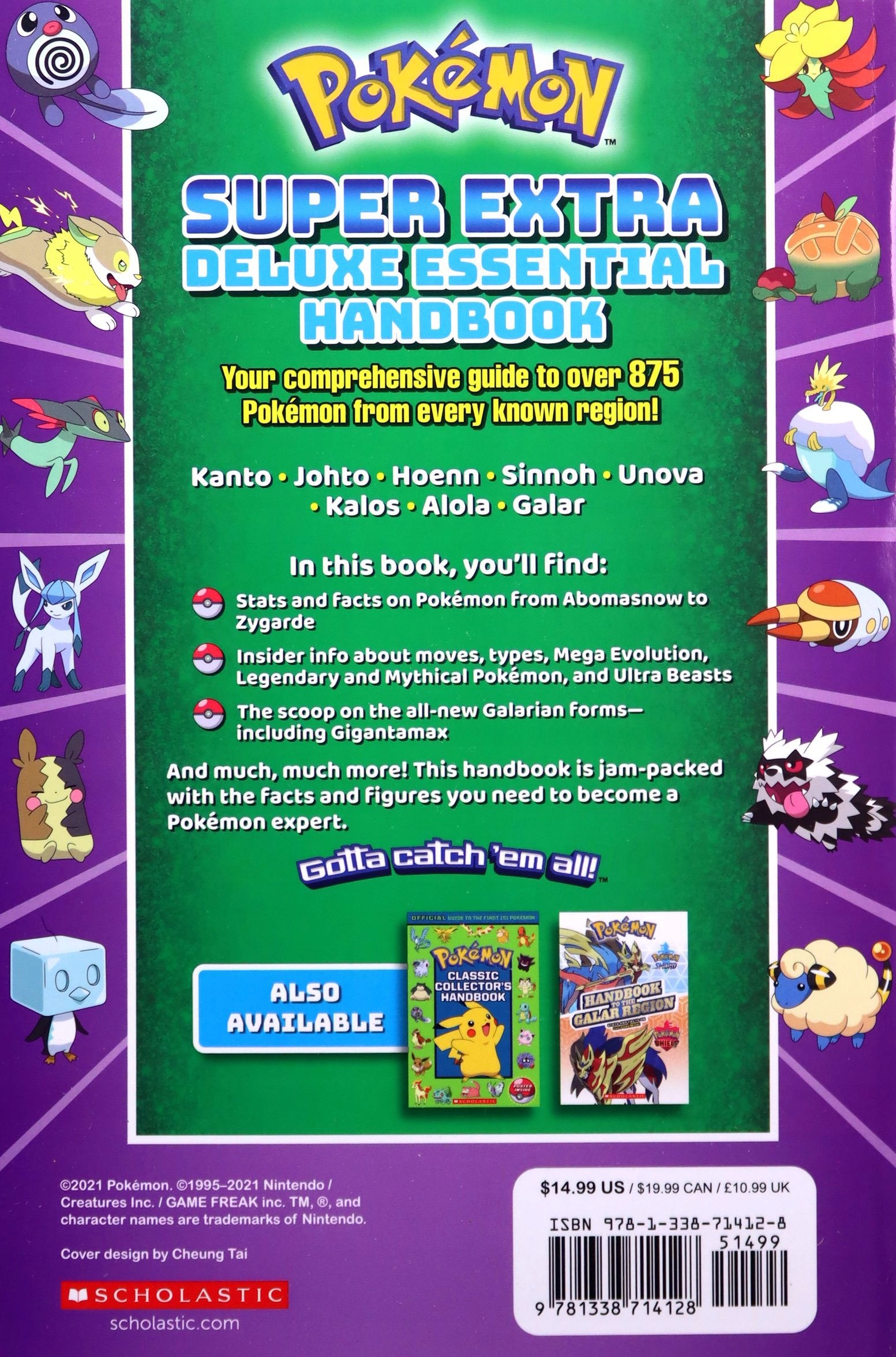 SUPER EXTRA DELUXE ESSENTIAL HANDBOOK (POKEMON): T Stan opakowania oryginalne