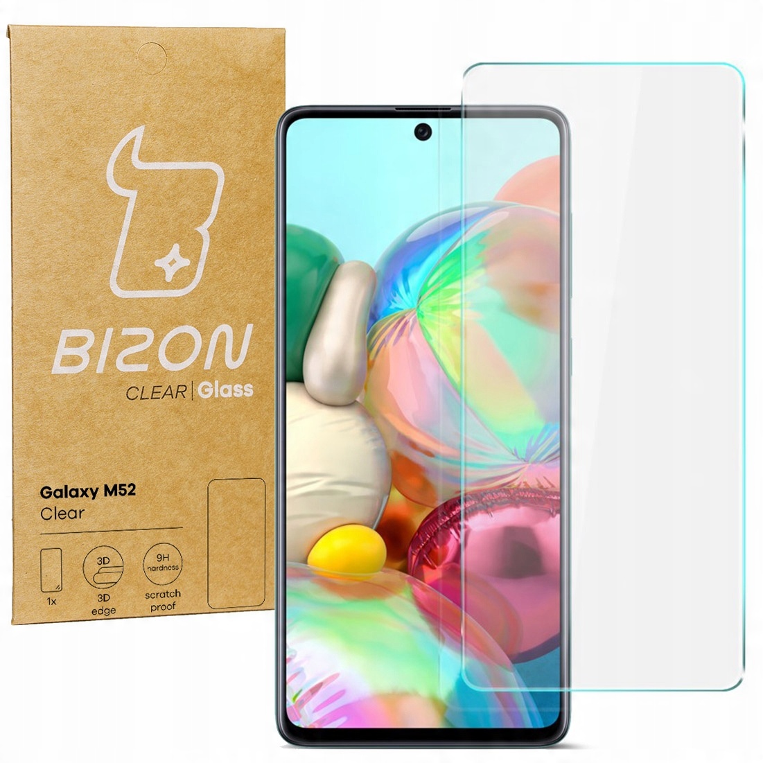 

Szkło hartowane Bizon Glass Clear do Galaxy M52