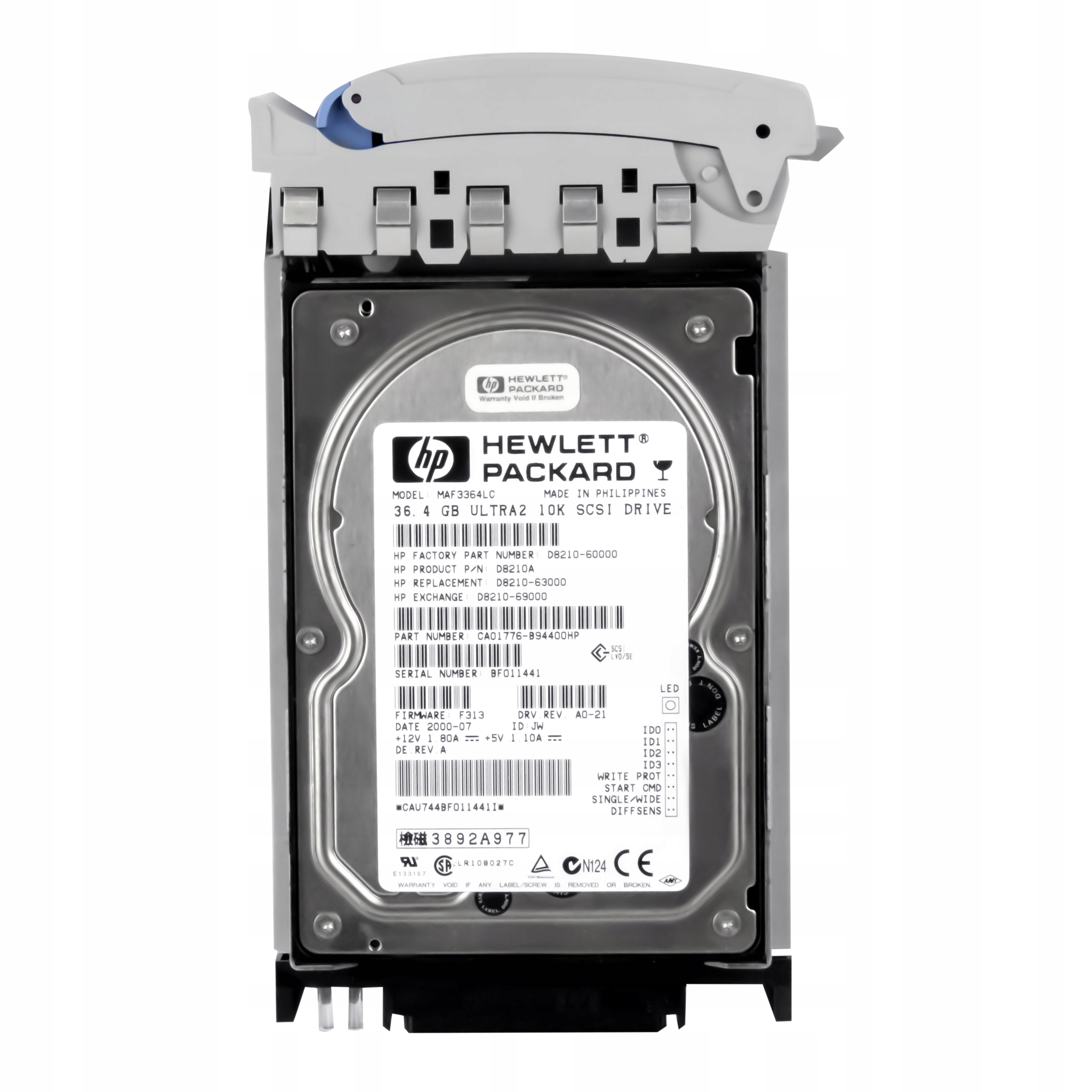 Hp D8210A D8210-60000 36,4 Gb 10K Scsi 3,5'' MAF3364LC