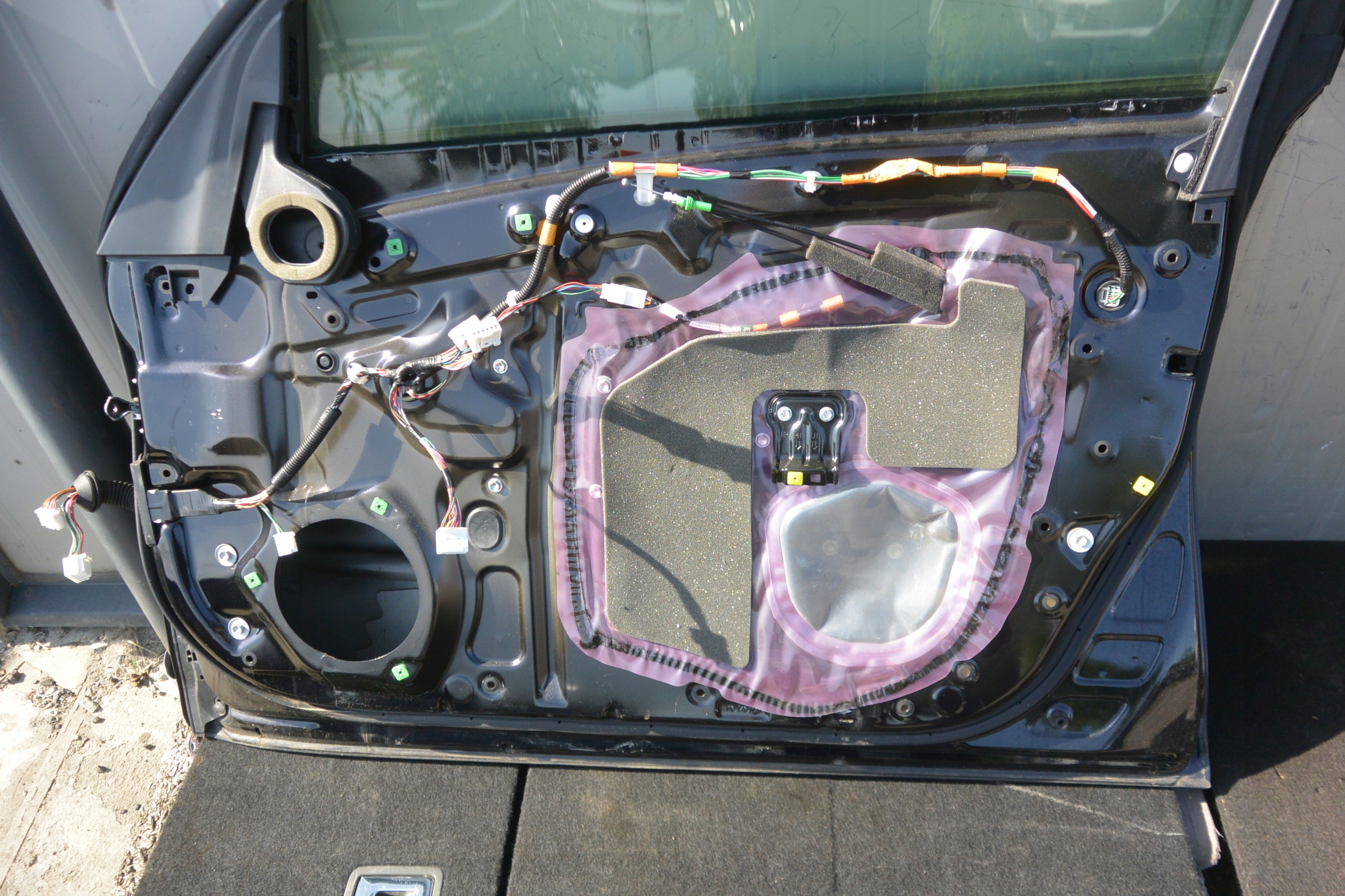 door right front right LEXUS GS III 450H black, LIFT