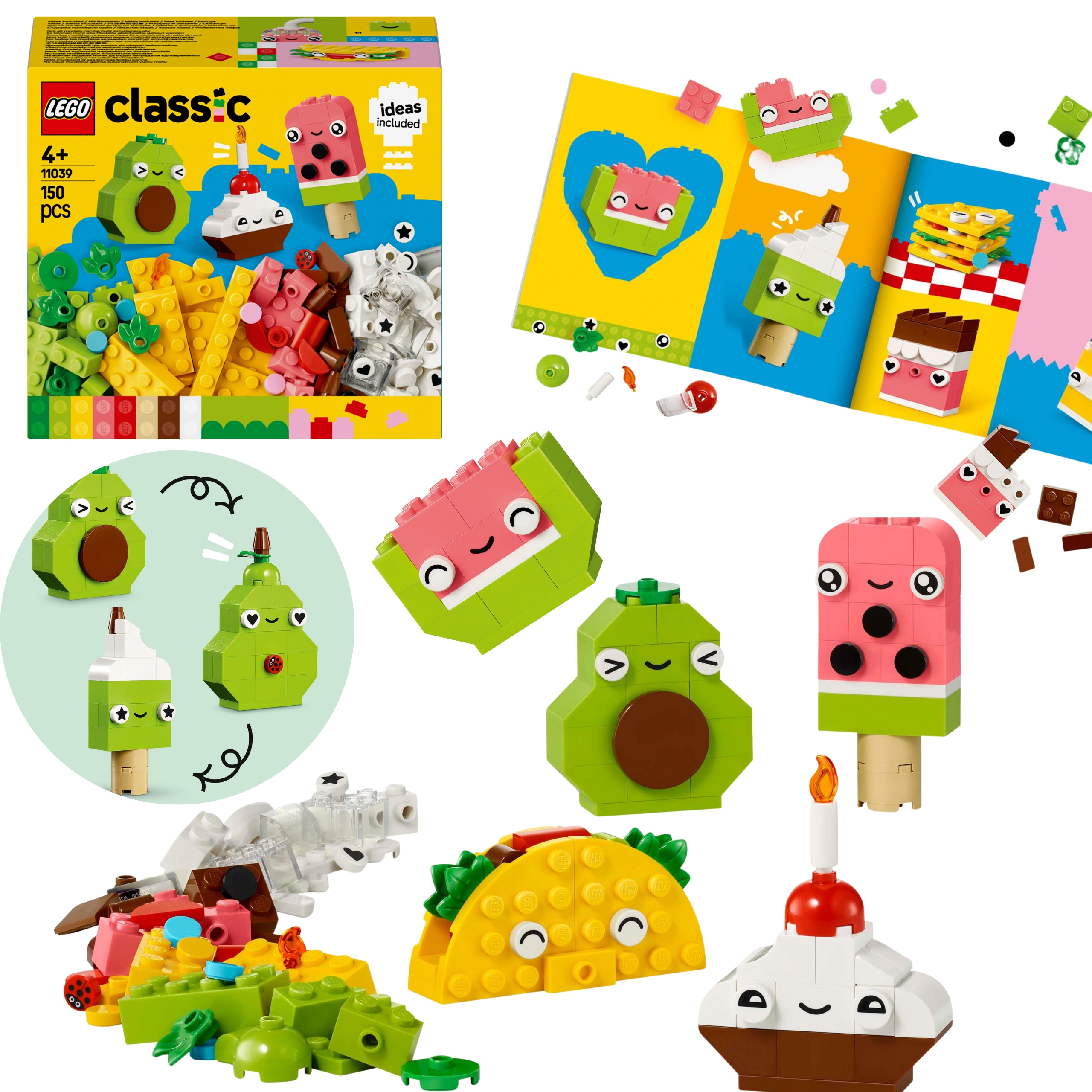 Lego Classic Kreatywne Klocki Smakołyki Zestaw Klocków Premium