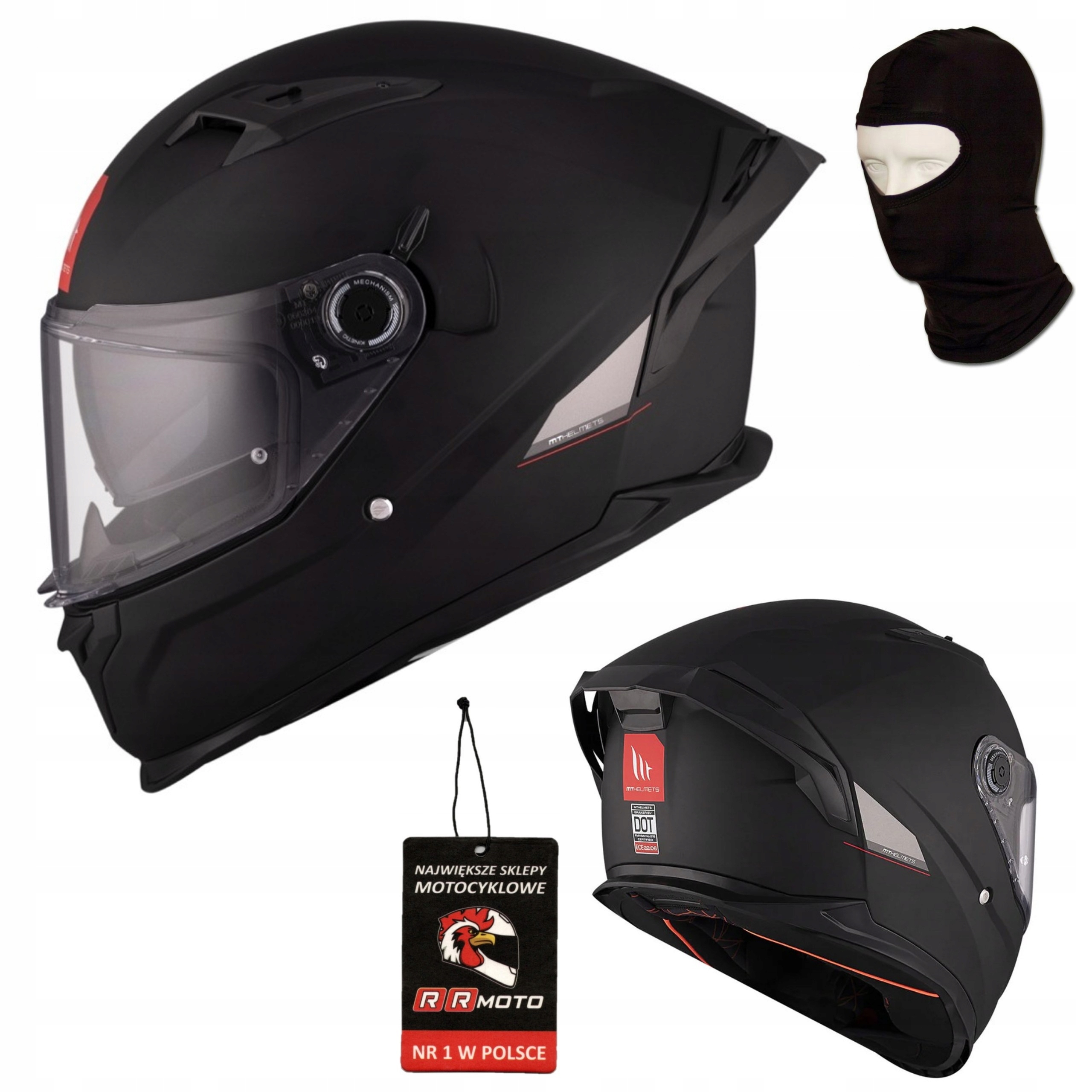 Motocyklová prilba Mt Braker Sv Solid Matt Black čierna matná Darčeky