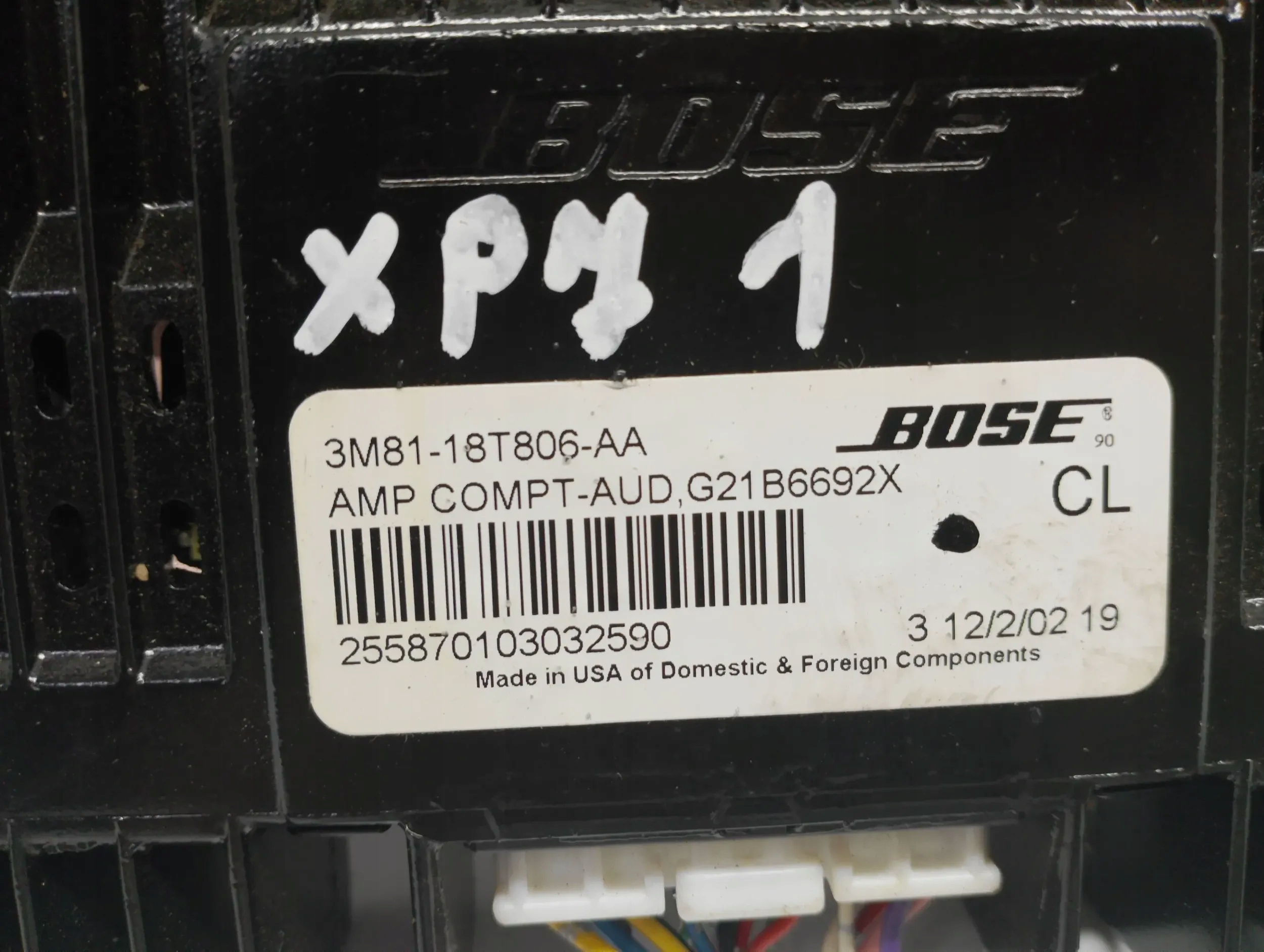 amplifier BOSE MAZDA 6 GG GY 3M8118T806AA