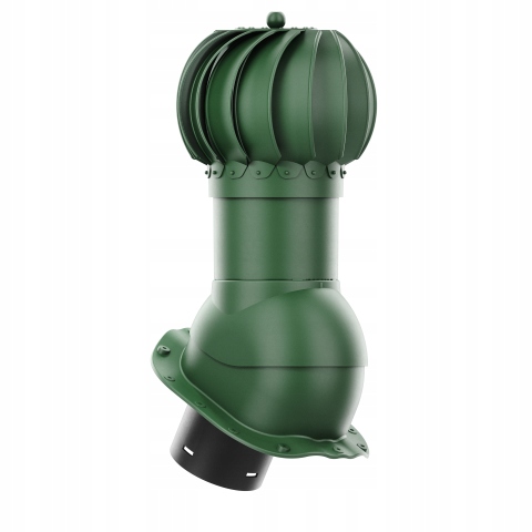 Rotačný krb Rotoline profil G fi 150 mm guľovitý, zelený