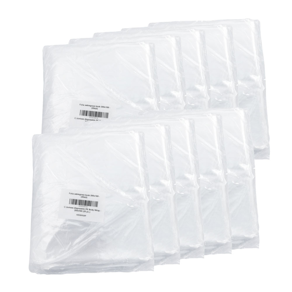 Fólie pro body wrapping, kosmetické ošetření 160 x 200 cm 200 ks