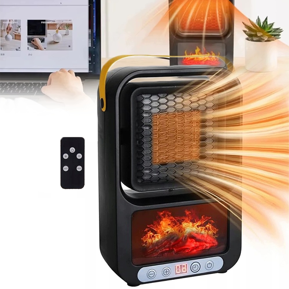 Elektrický Ohřívač S Dálkovým Ovládáním Pro Domácnost, Kancelář, Koupelna, Silný