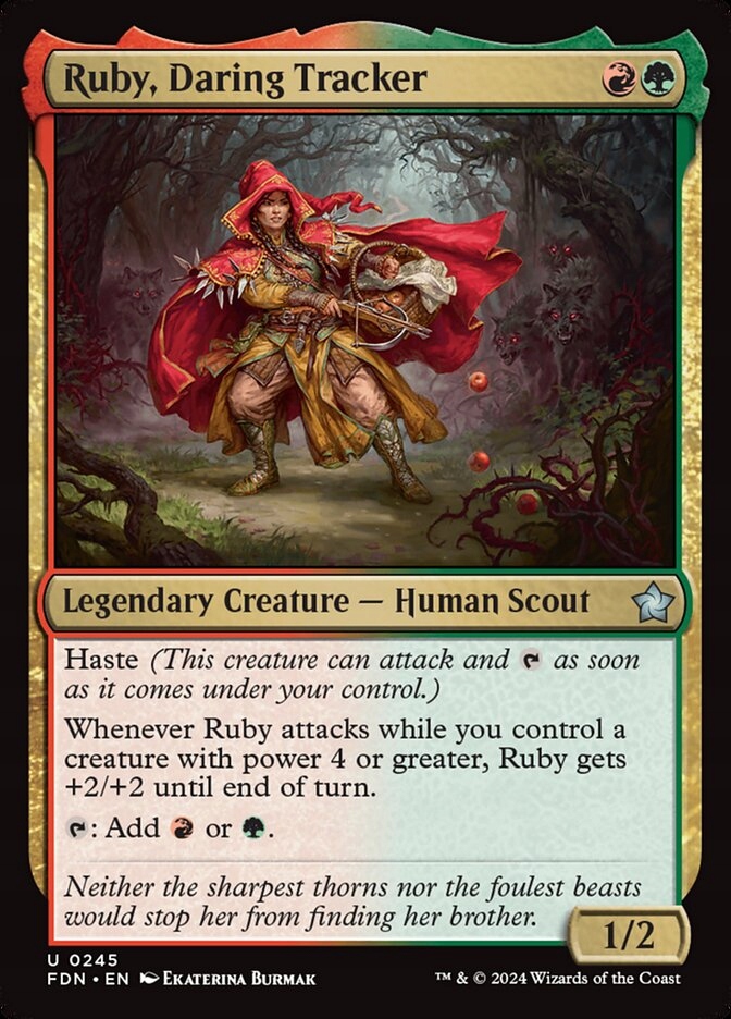 [mtg] Ruby, Daring Tracker (fdn)