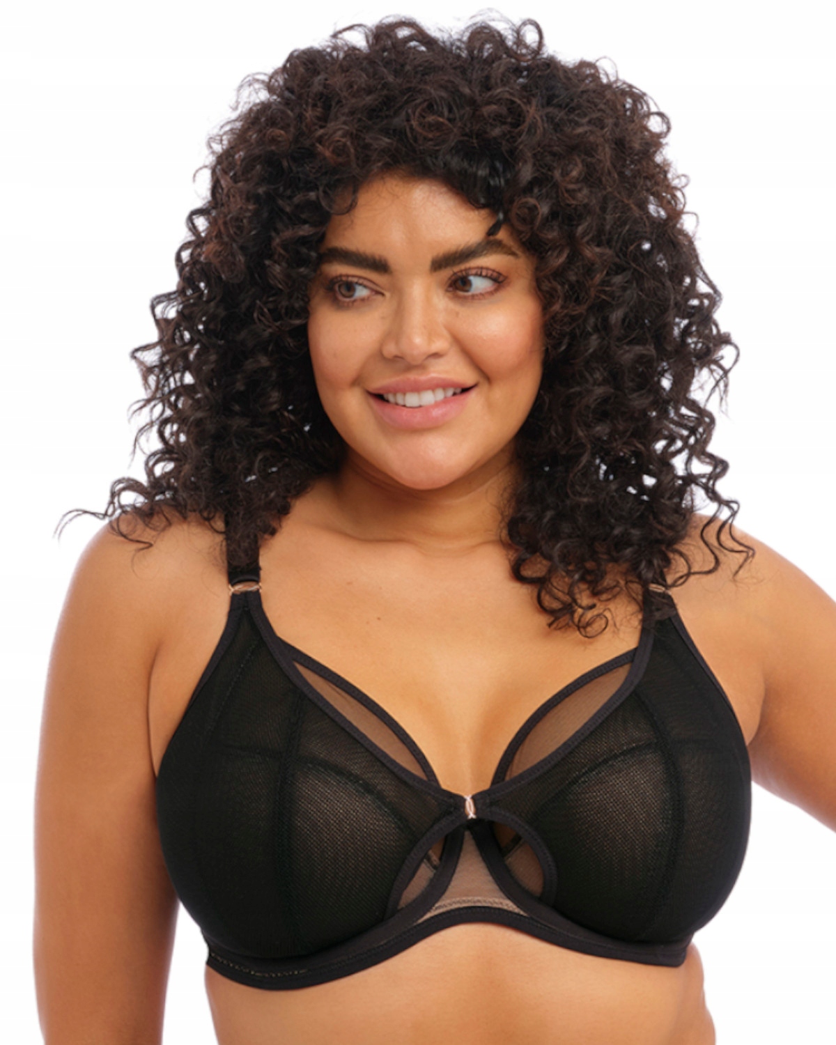 Kintai podprsenka s kosticemi plunge černá