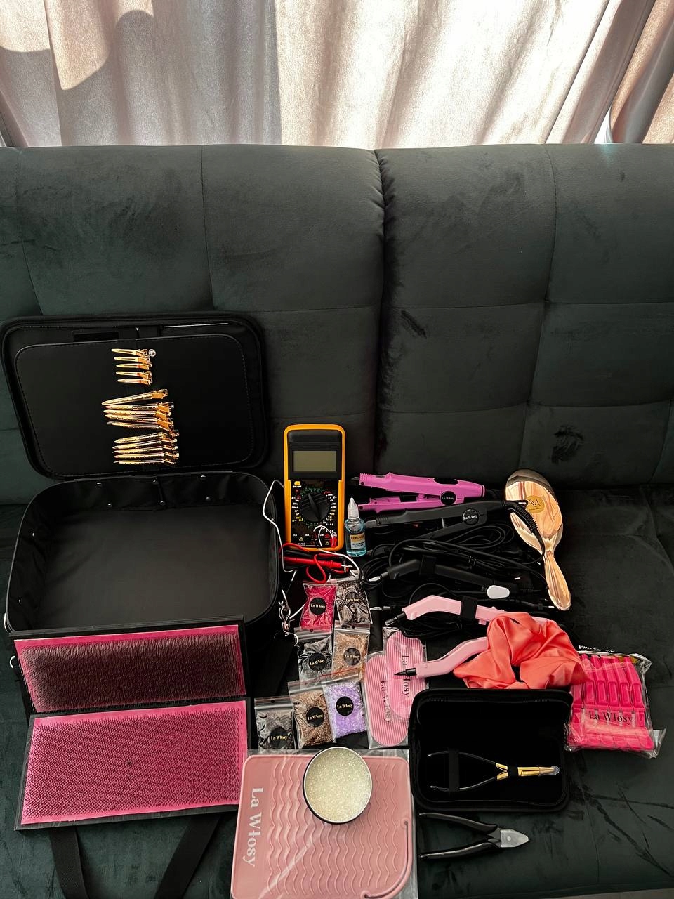 Sada pro prodlužování kapsle vlasů po školení MegaVelký La Vlasy XXL