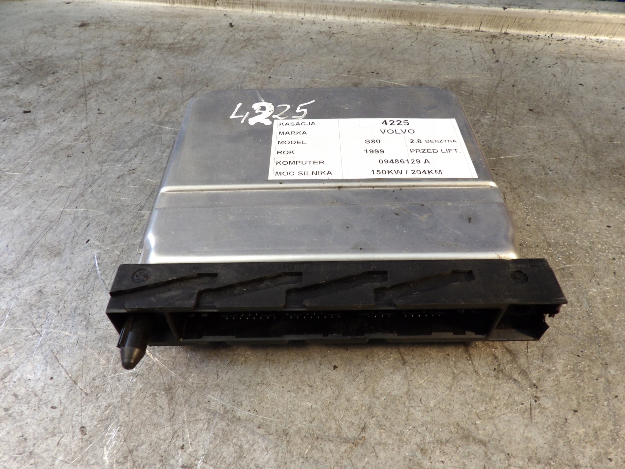 Volvo S80 Computer, Bedienteil 09486129A