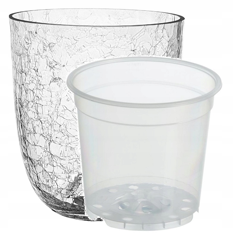 

Osłonka Duża do storczyków doniczka prod Komplet