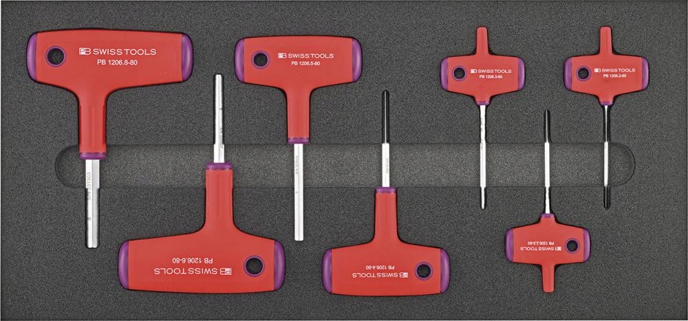 Nástrojový modul Pb Swiss Tools 2/3 Skrutkovače s priečnou rukoväťou Hex