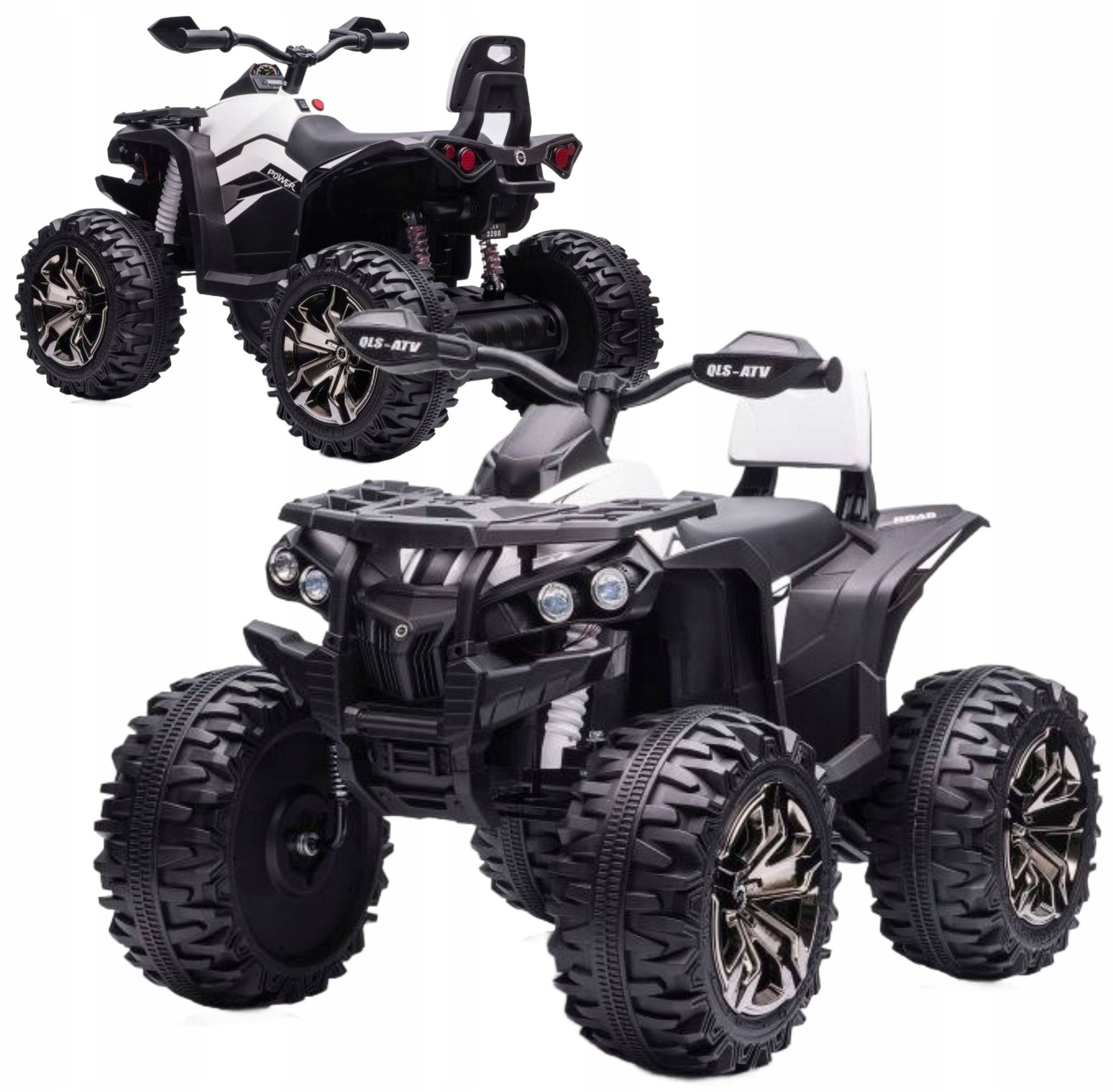 Quad Elektryczny 4x4 Terenowy Dla Dzieci na Akumulator Skóra 12V 10Ah