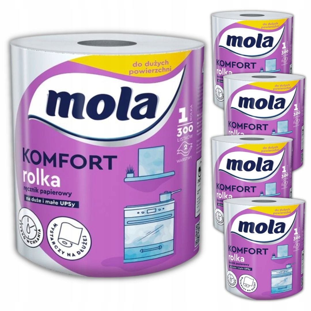 RĘCZNIK papierowy PAPIER toaletowy MOLA PAKIET XL Kod producenta 801336