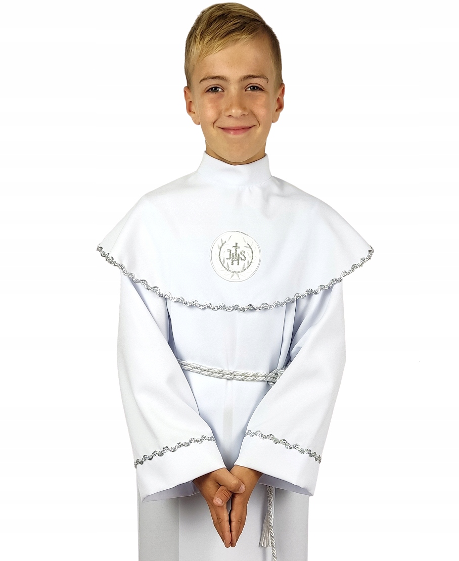 Alba komunijna - chłopiec, dziewczynka - r. 128