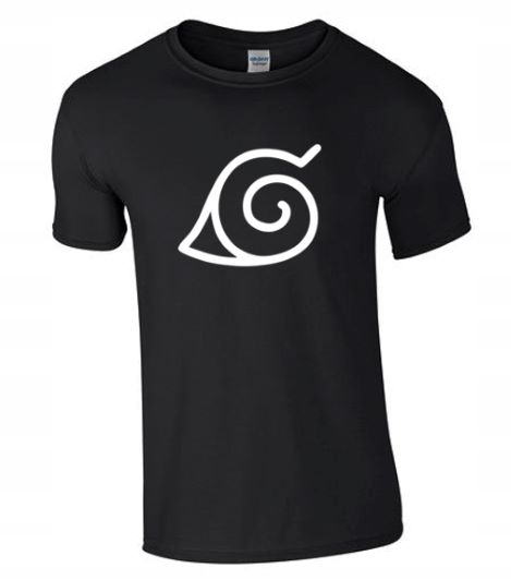 

Naruto Konoha koszulka męska L czarna