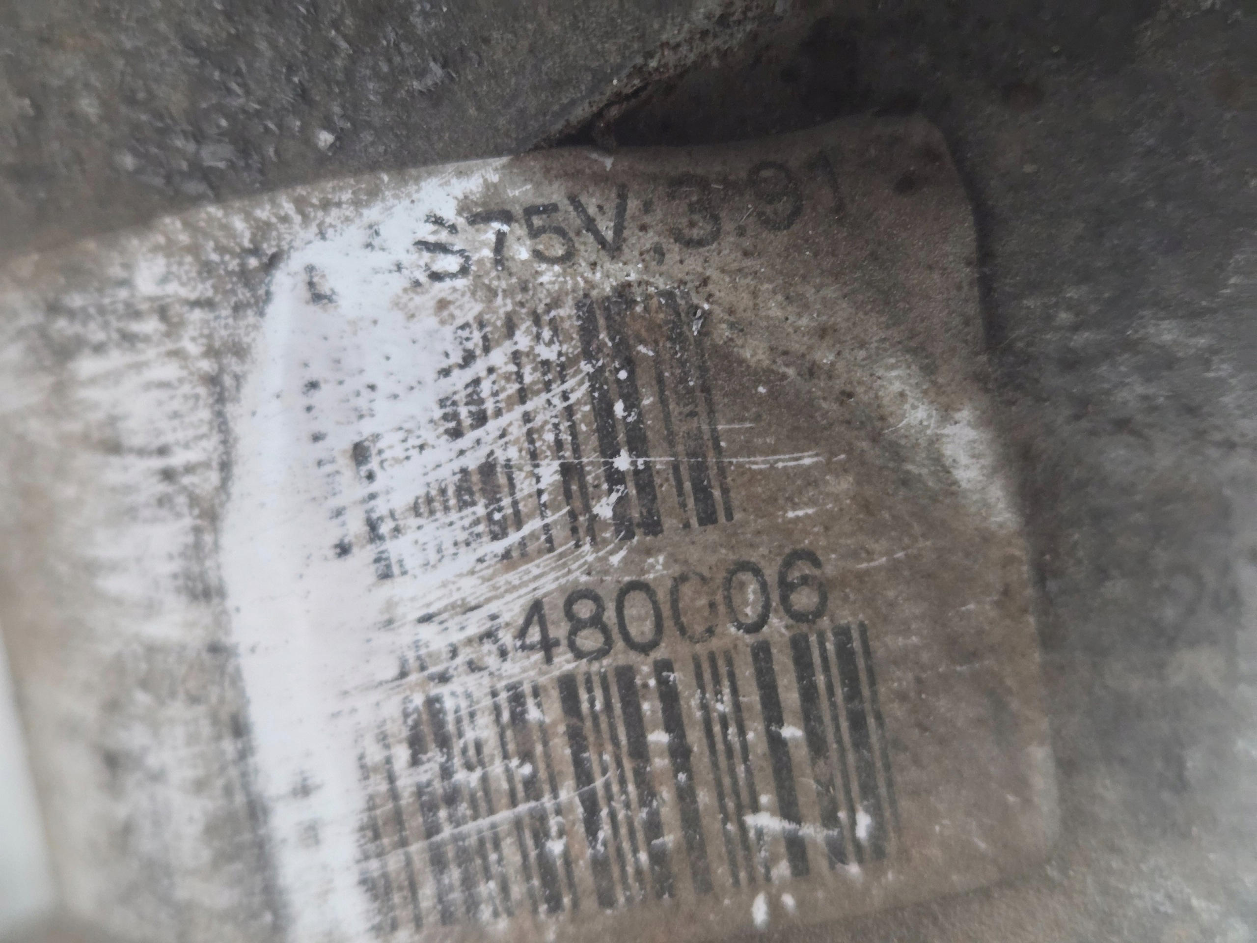 diff front BMW E60 N53B30A 7533567 3,91