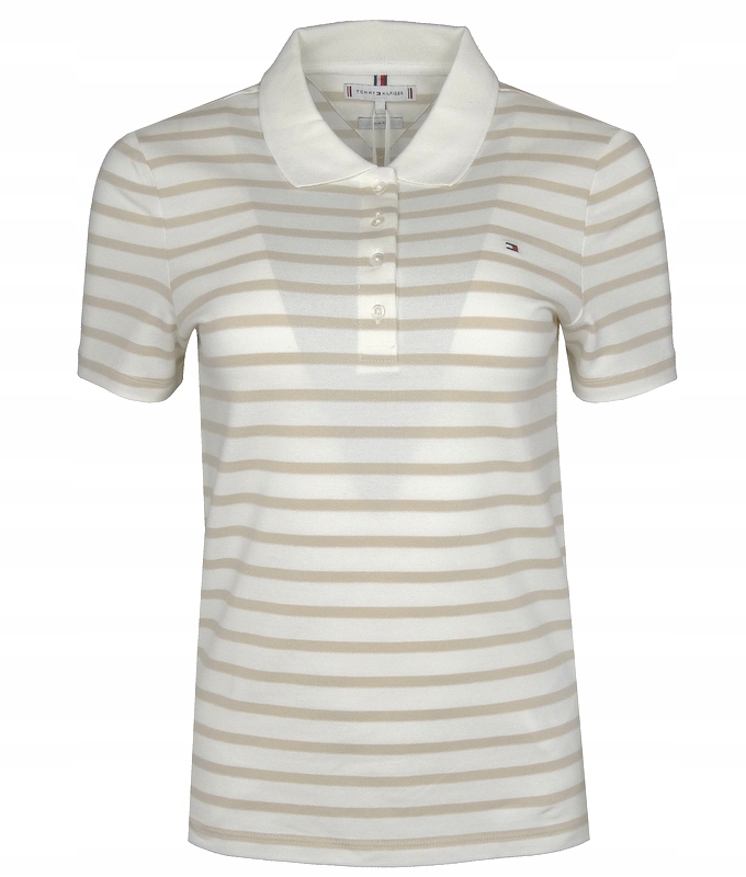 Tommy Hilfiger, dámské polo, Slim, pruhy, L