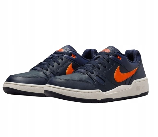 Nike Sportovní Tmavě Modré Pánské Boty S Oranžovým Logem 40 U1F