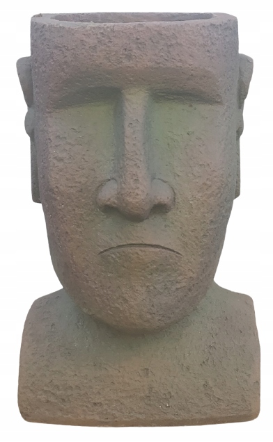 DONICZKA TWARZ GŁOWA OSŁONKA BETONOWA NA KWIATY