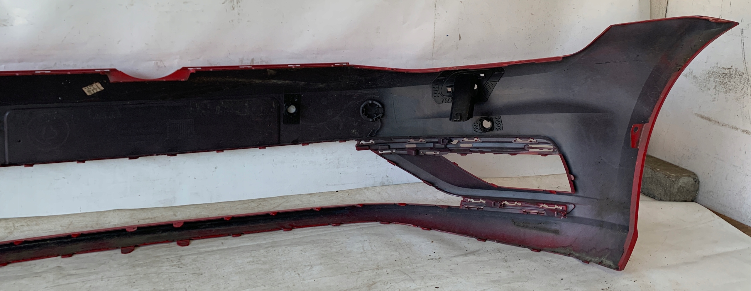 bumper front front VW GOLF VII LIFT PDC washers