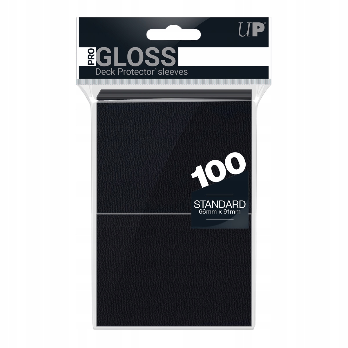 Czarne Koszulki Ultra PRO GLOSS Deck Protector Sleeves 66x91mm 100szt Black