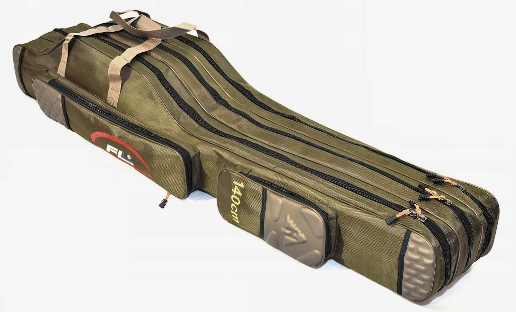 POKROWIEC TORBA FUTERAŁ WĘDKARSKI USZTYWNIANY WODOODPORNY 3 KOMOROWY 150cm Kod producenta ETUI WOREK TUB WALIZKA PLECAK RYBACKI MF 1,5m