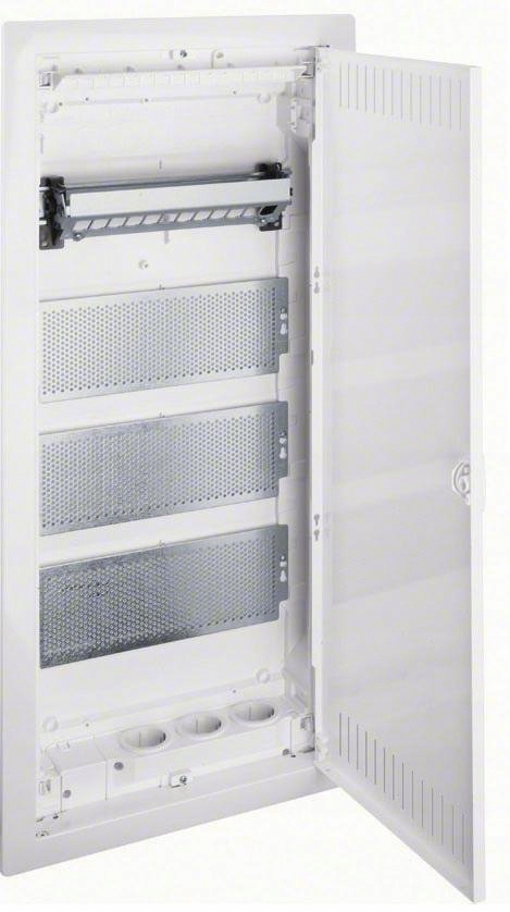 Rozdzielnica modułowa 5x12 p/t z płytą i gniazdami 3x230V Volta VU60NWP