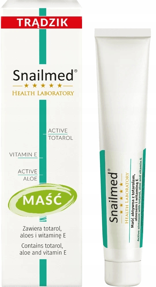 Snailmed Maść na trądzik, przebarwienia, Totarol, Aloes, Witaminy, 25ml