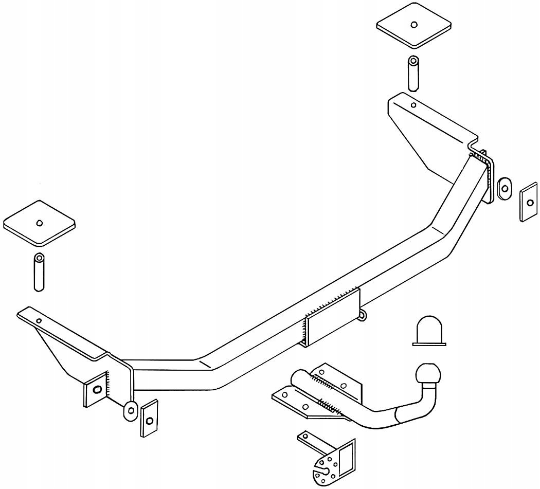 Hak holowniczy+WIĄZKA7pin Fiat Seicento 1997- 2010r. Fiat 600 EAN (GTIN) 5905655721353