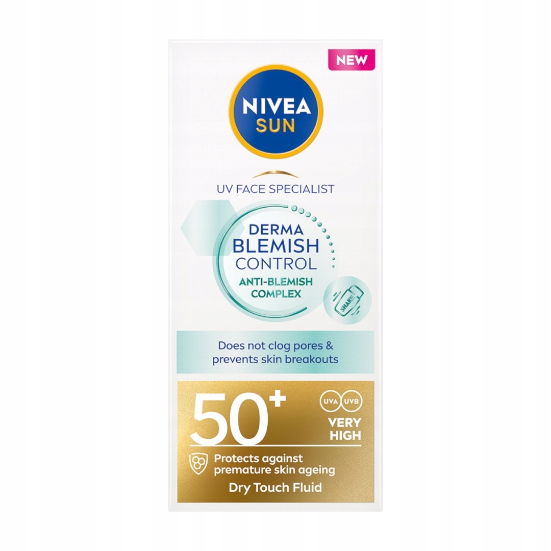 Jemný pleťový fluid SPF50+ proti nedokonalostem Nivea 40 ml