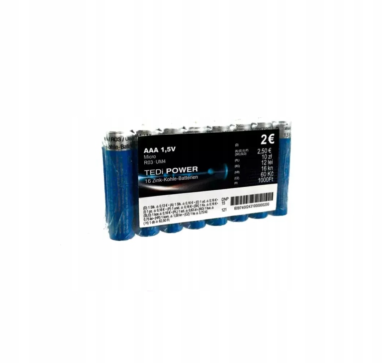 

Baterie Aaa 1,5V 16PACK