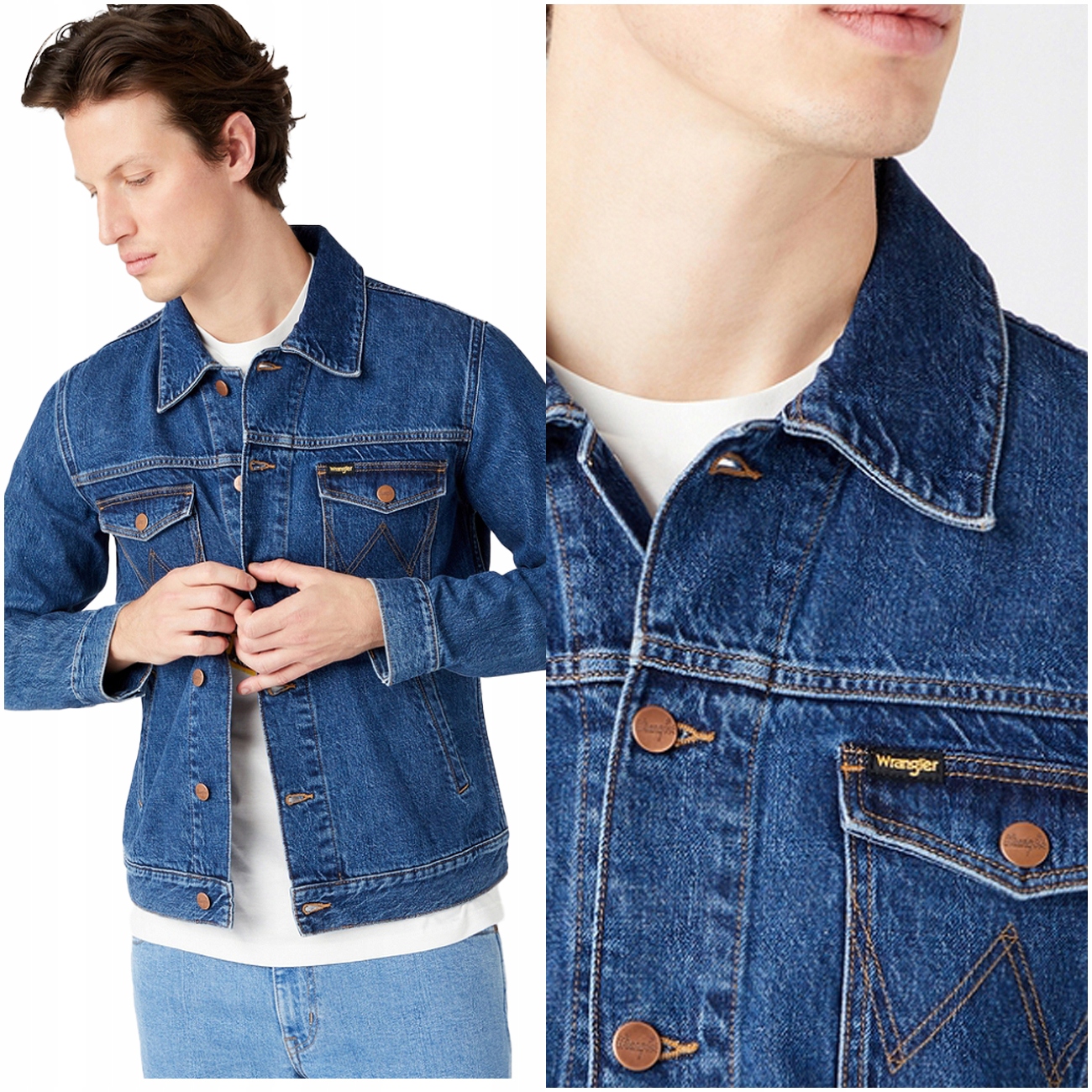 

Wrangler Regular Jacket Męska Kurtka Jeansowa L