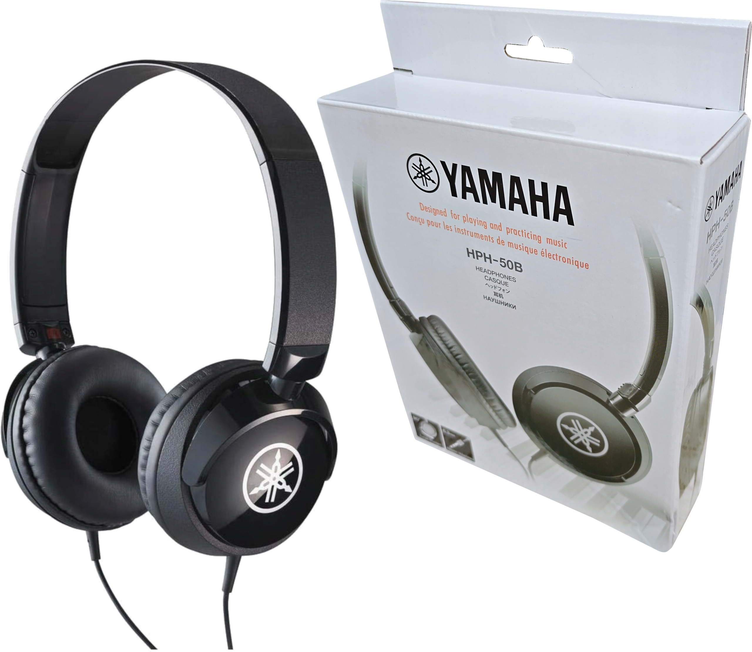 Słuchawki Przewodowe Nauszne Yamaha HPH-50B Czarne