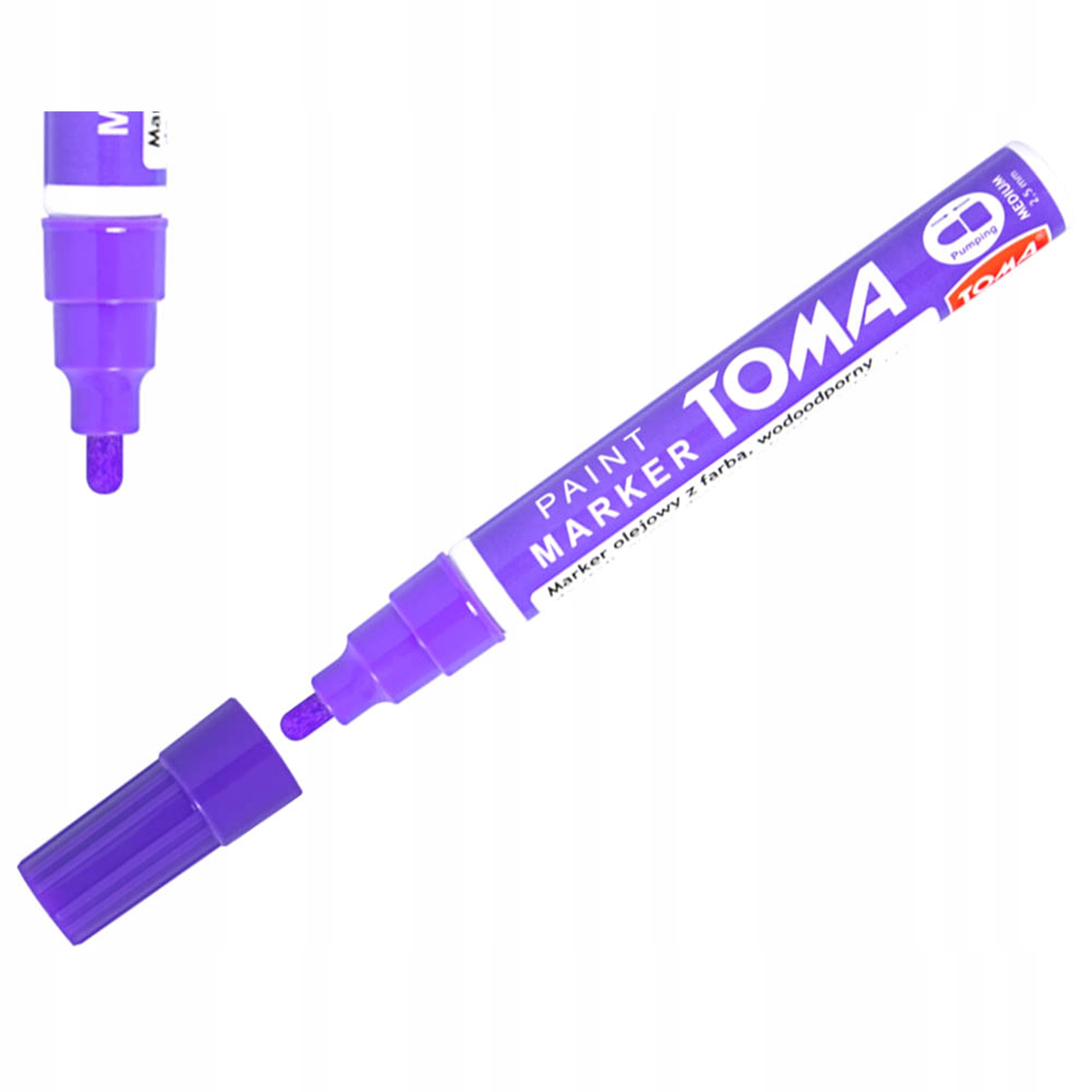 

Marker Olejowy Mazak Olejny Toma TO-440 Fiolety